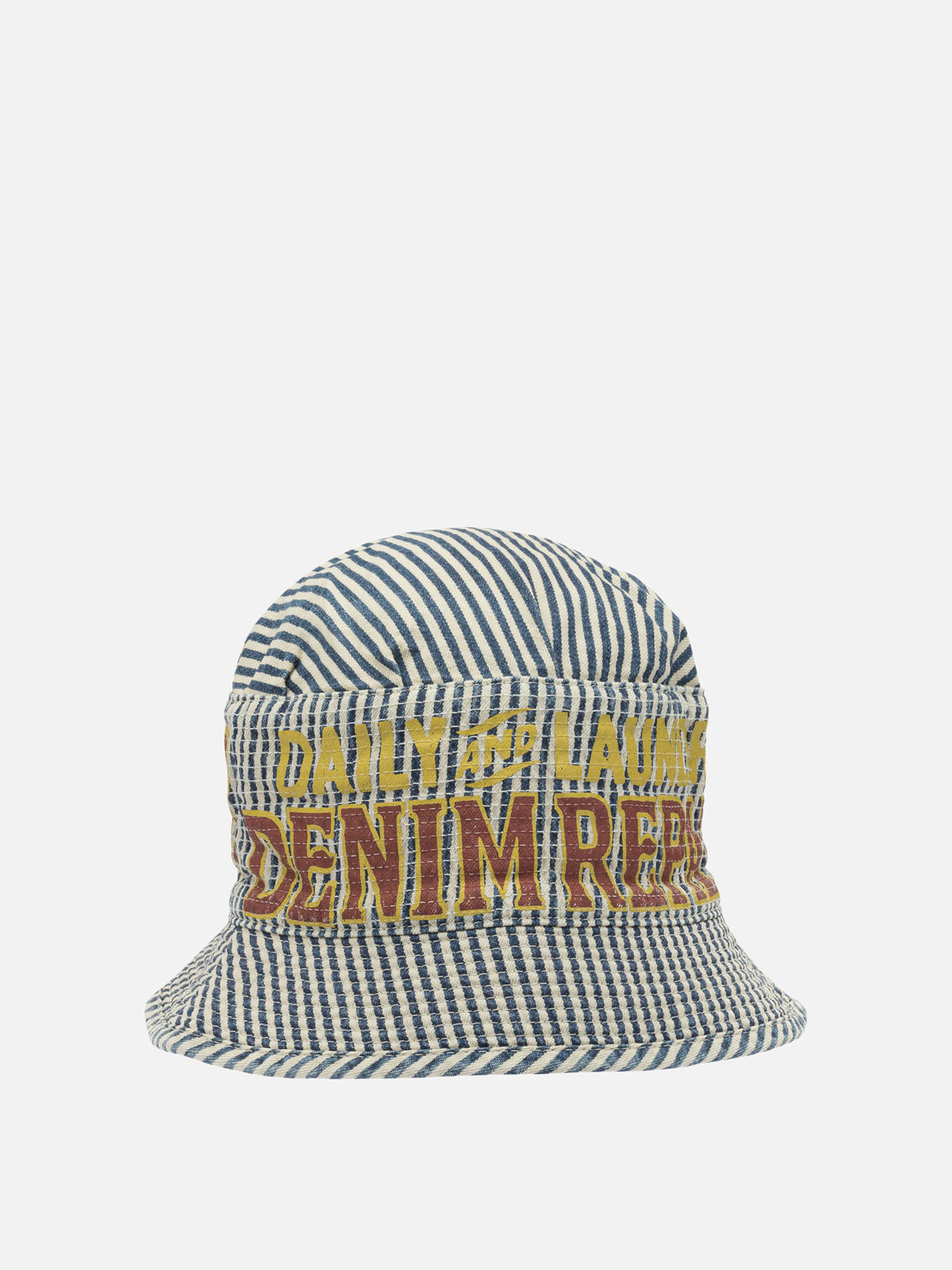 KAPITAL "Laundry" bucket hat White