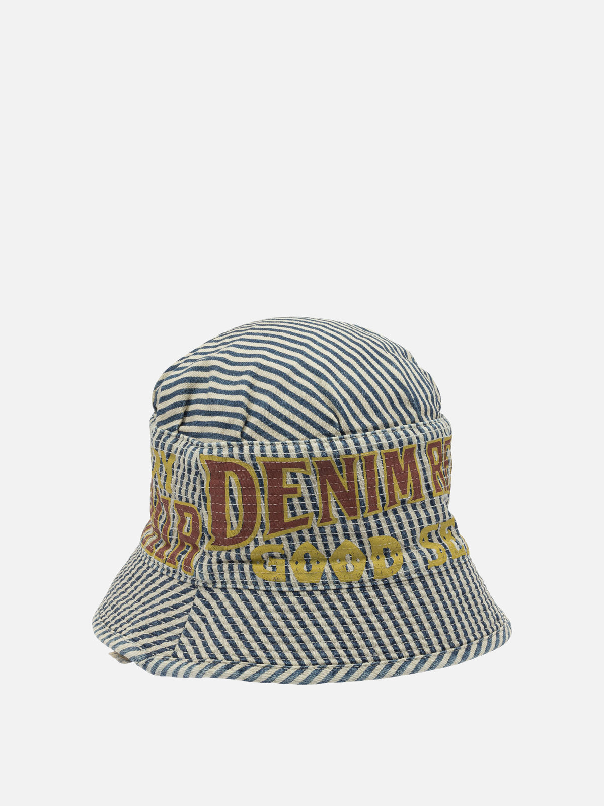 KAPITAL "Laundry" bucket hat White