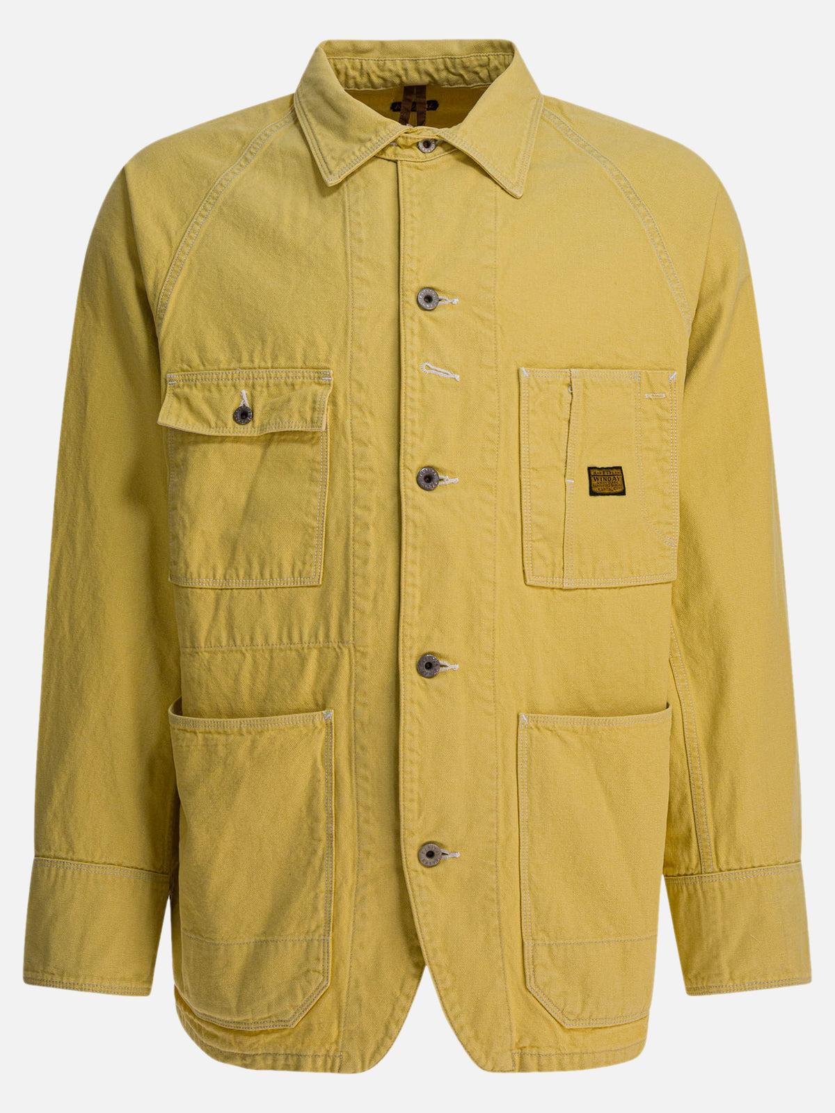 KAPITAL "Cactus" overshirt jacket Yellow