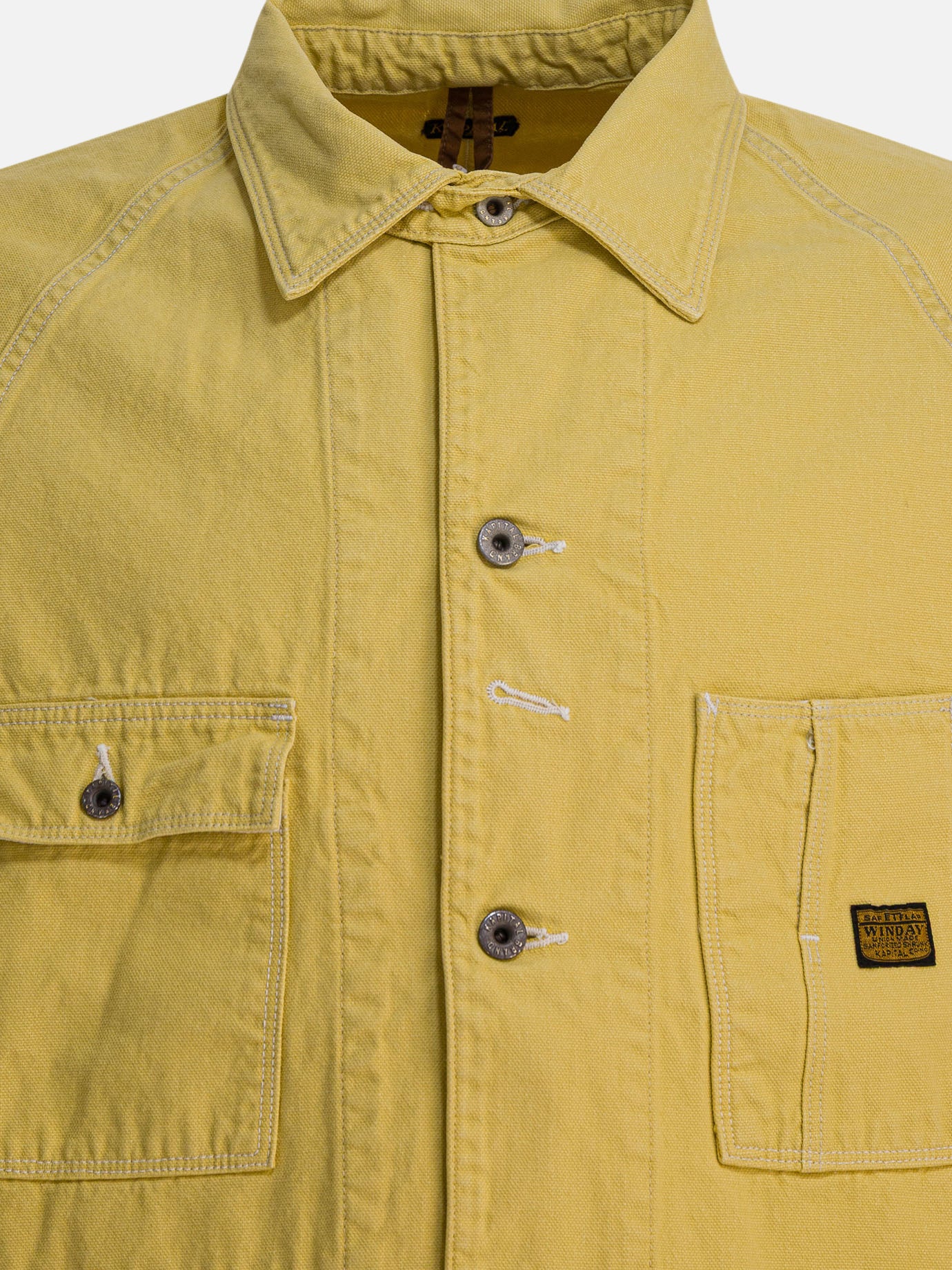 Overshirt jackets Solid colour  Yellow - KAPITAL Men | PDP | VIETTI Online Store | Zoom-Modal_3
