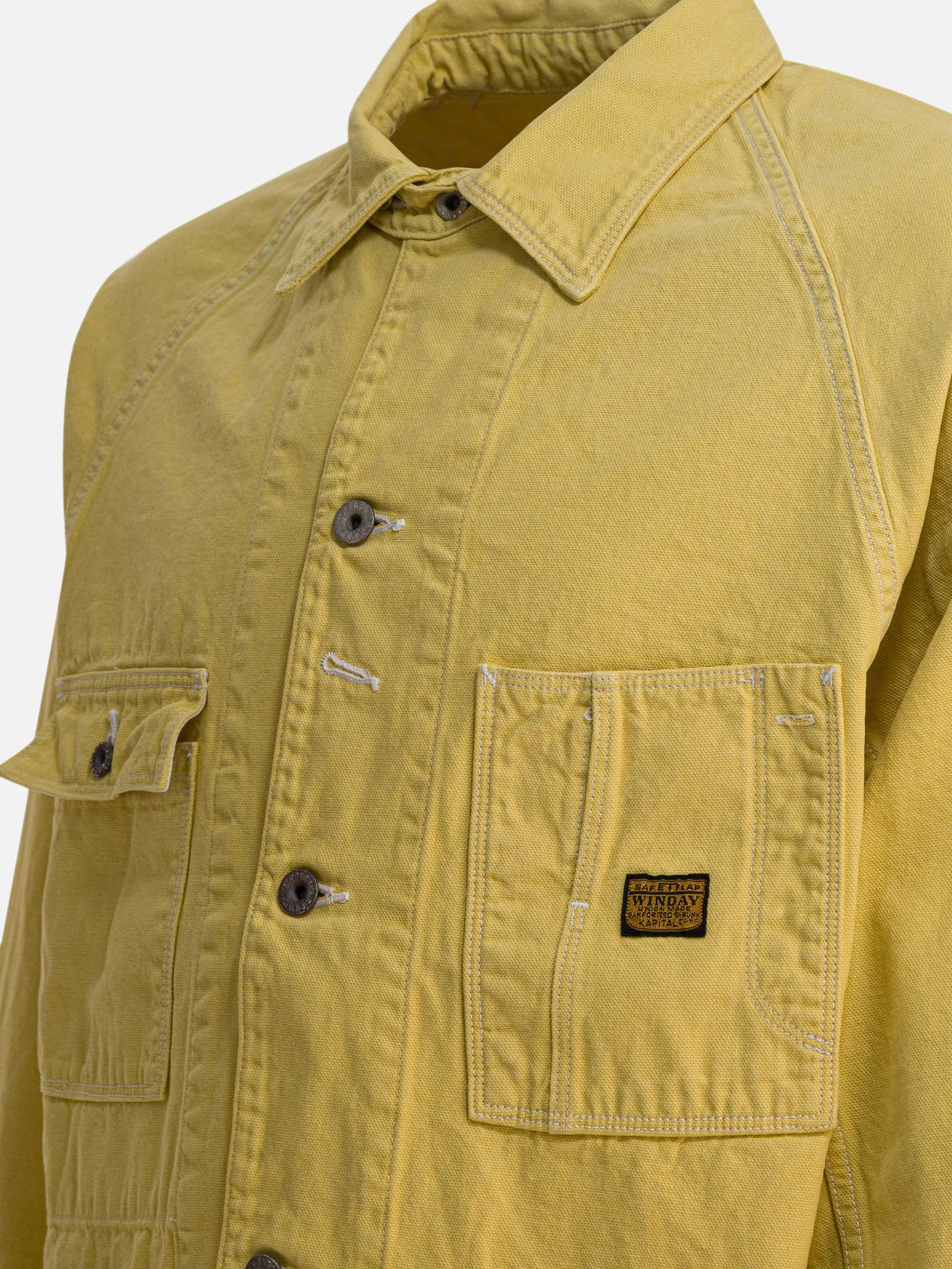 Overshirt jackets Solid colour  Yellow - KAPITAL Men | PDP | VIETTI Online Store | thumbnail_4