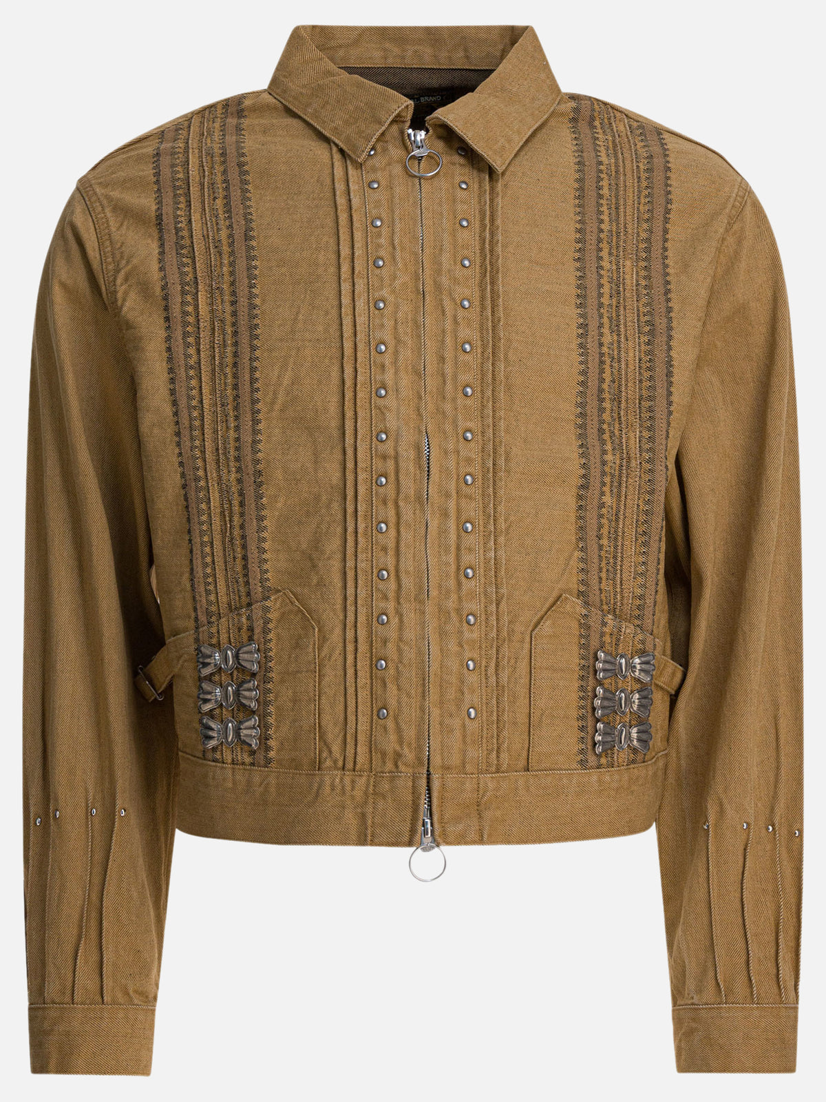KAPITAL "Drizzler" overshirt jacket Beige