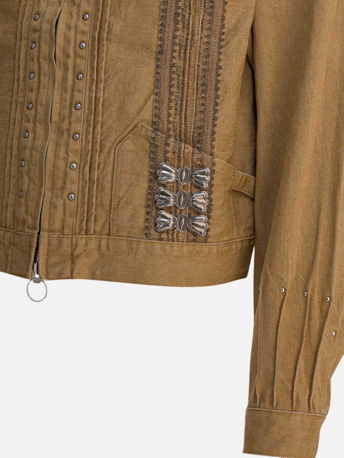 Overshirt jackets Embroidered  Beige - KAPITAL Men | PDP | VIETTI Online Store | thumbnail_4