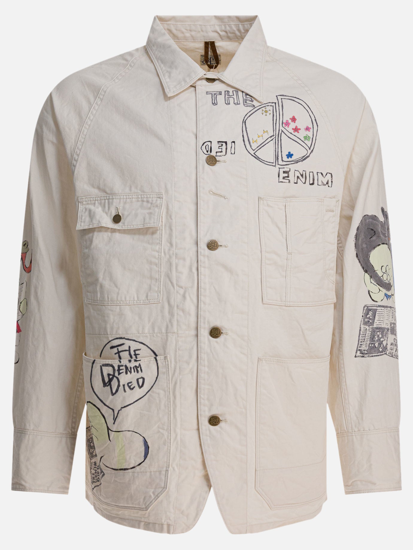 Overshirt jackets Print  Beige - KAPITAL Men | PDP | VIETTI Online Store | Zoom-Modal
