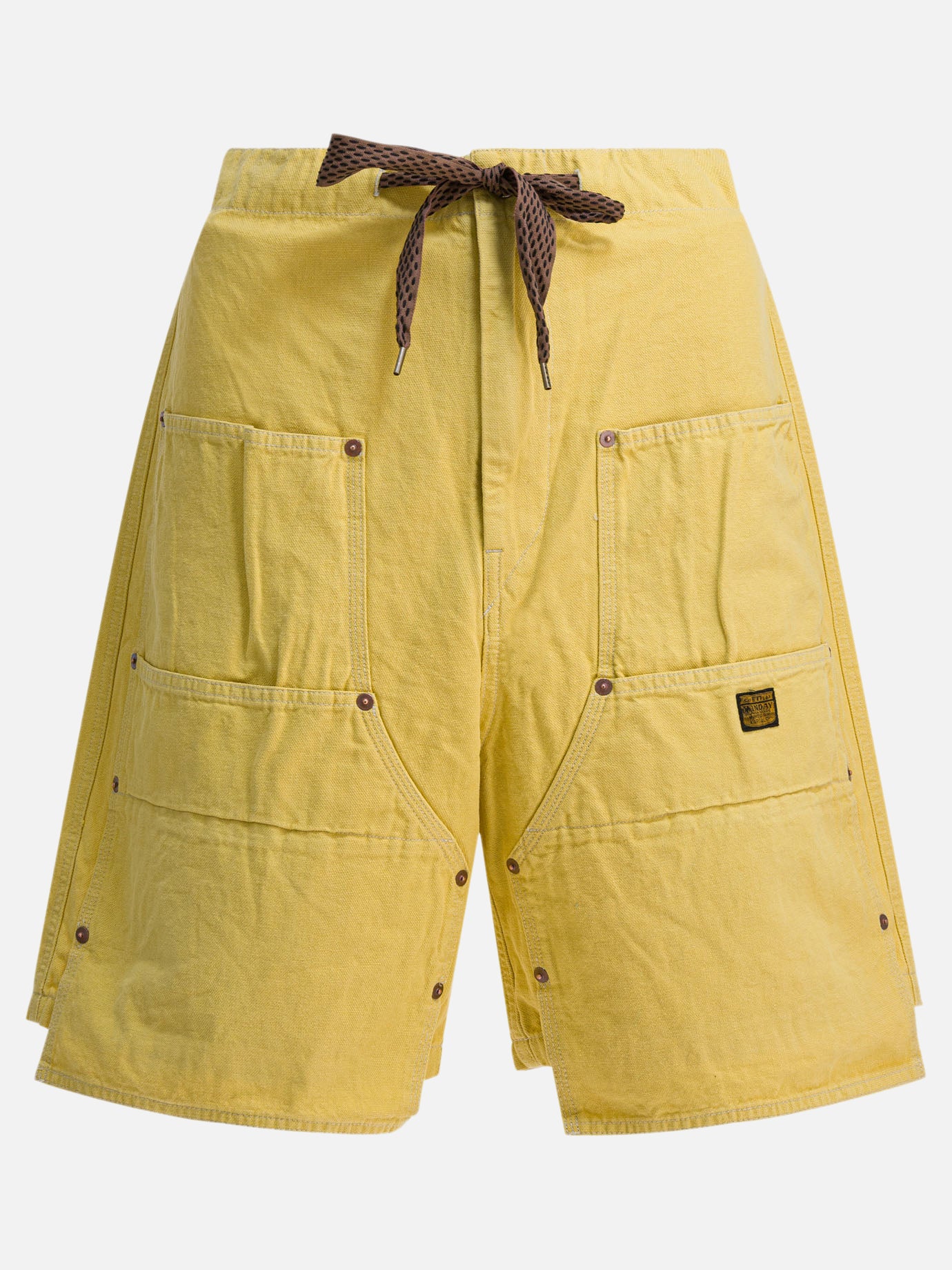 Drawstring shorts Solid colour  100% cotton - KAPITAL Men | PDP | VIETTI Online Store | Zoom-Modal
