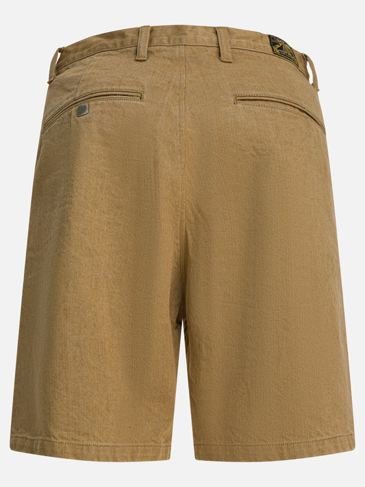 Five pockets shorts Solid colour  Beige - KAPITAL Men | PLP | VIETTI Online Store | 2
