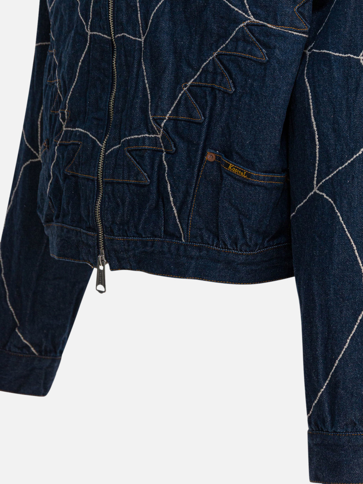 KAPITAL "Santo Domingo Thunderbird" Denim jacket Blue