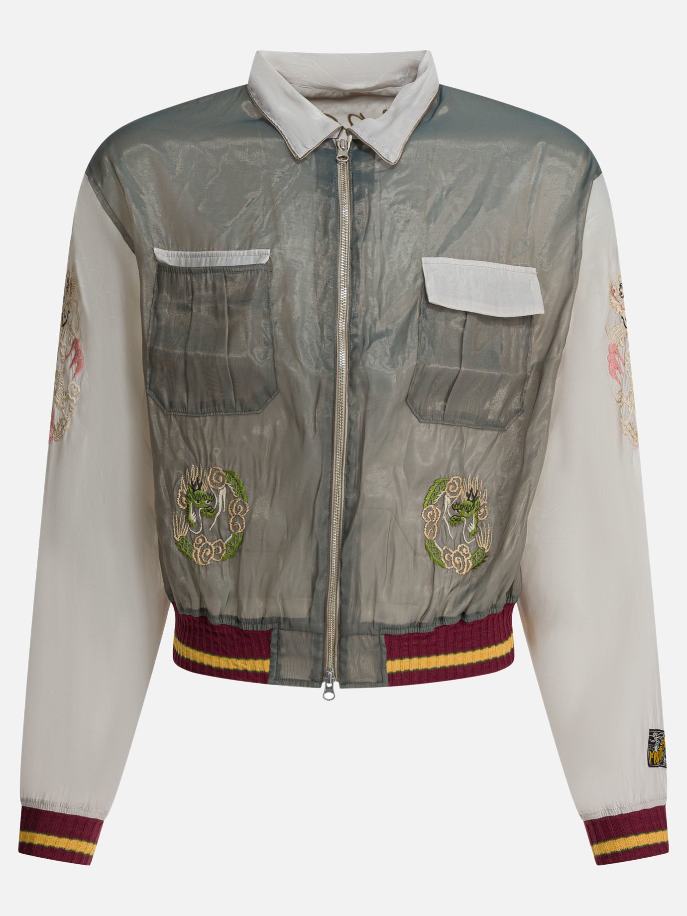 Bomber Embroidered  Verde - KAPITAL Uomo | PDP | VIETTI Online Store | thumbnail