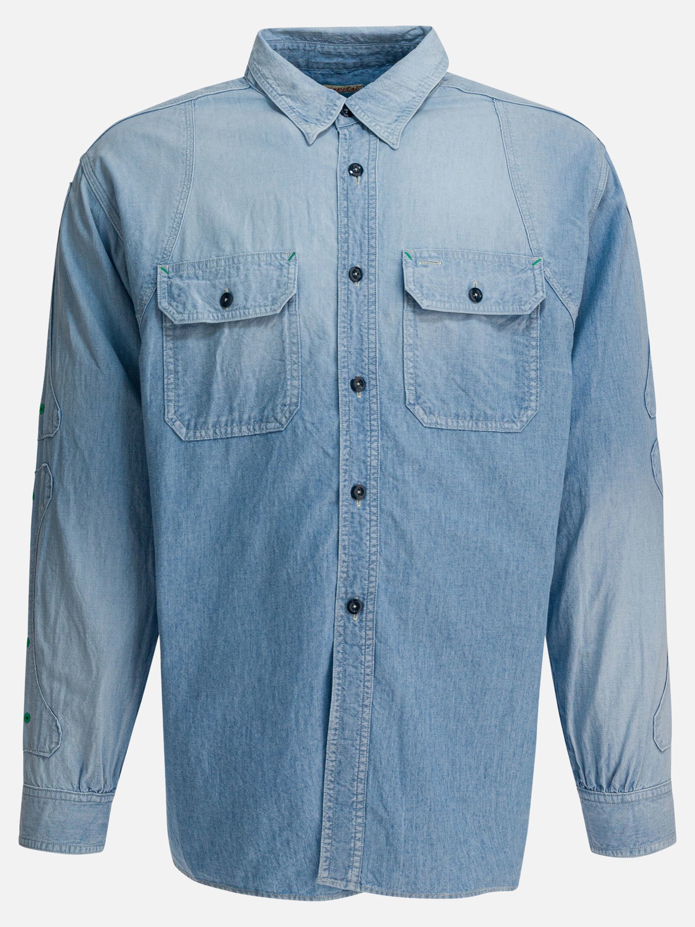 Camicie casual Denim  Azzurro - KAPITAL Uomo | PDP | VIETTI Online Store | Zoom-Modal
