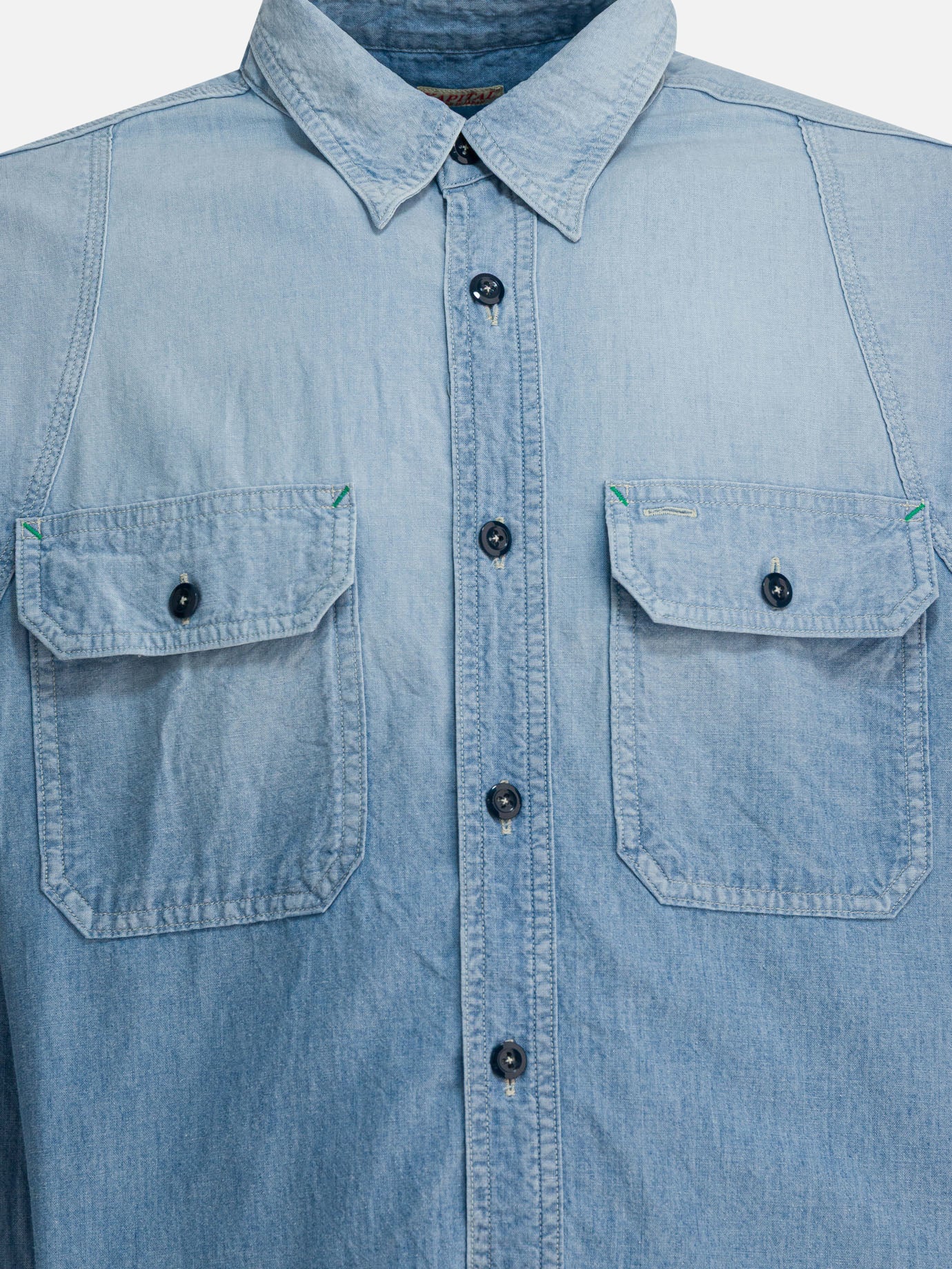 Camicie casual Denim  Azzurro - KAPITAL Uomo | PDP | VIETTI Online Store | Zoom-Modal_3
