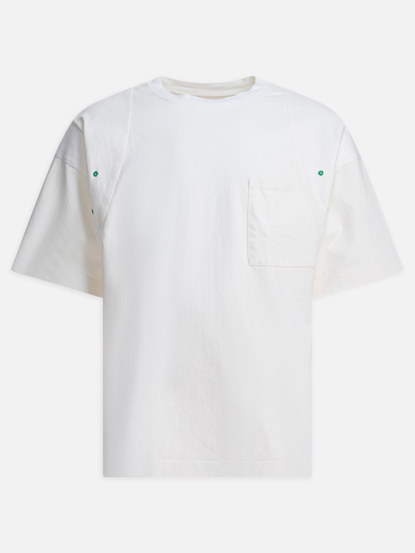 T-shirt girocollo Solid colour  Bianco - KAPITAL Uomo | PDP | VIETTI Online Store | thumbnail