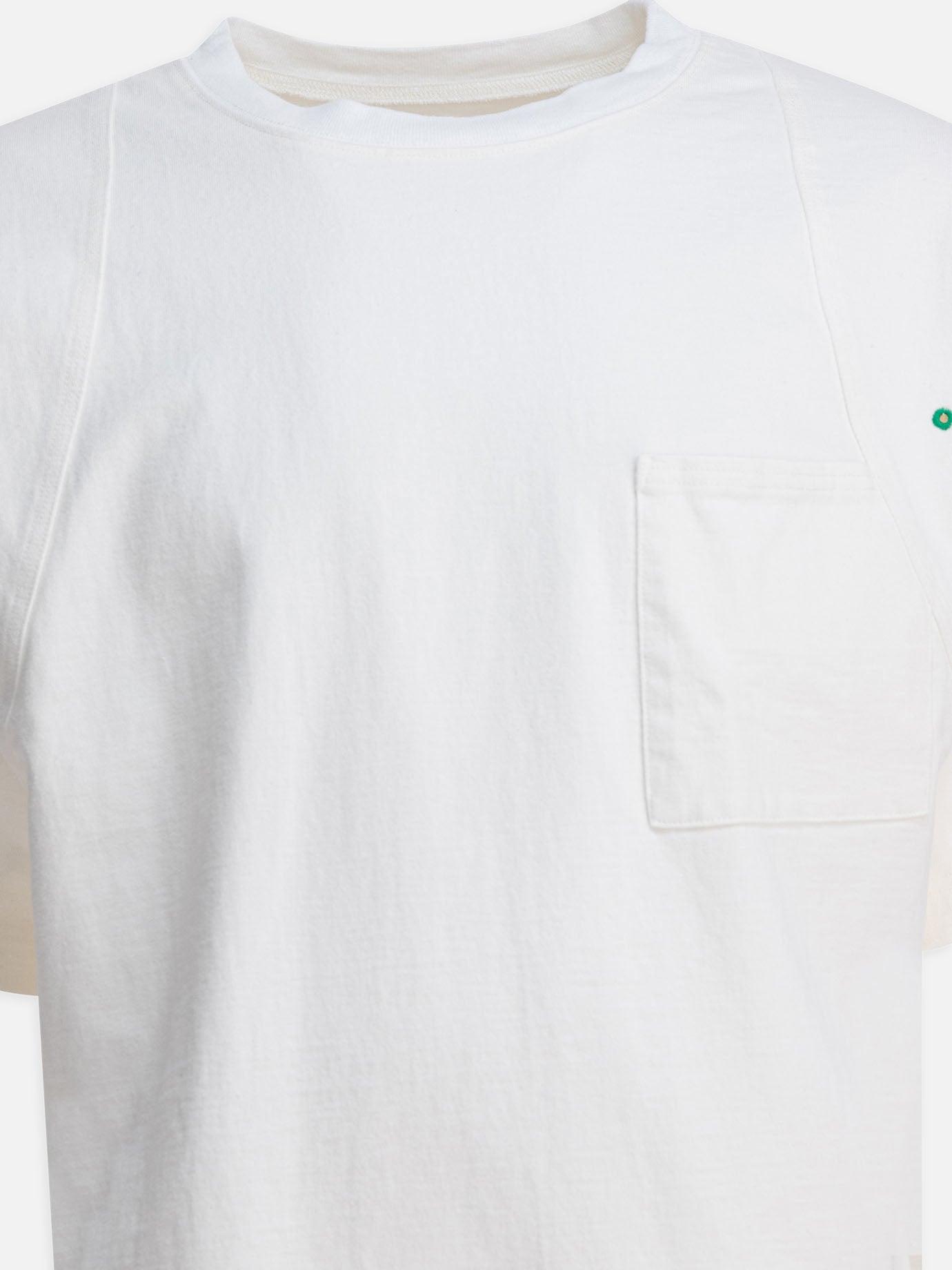 T-shirt girocollo Solid colour  Bianco - KAPITAL Uomo | PDP | VIETTI Online Store | thumbnail_3