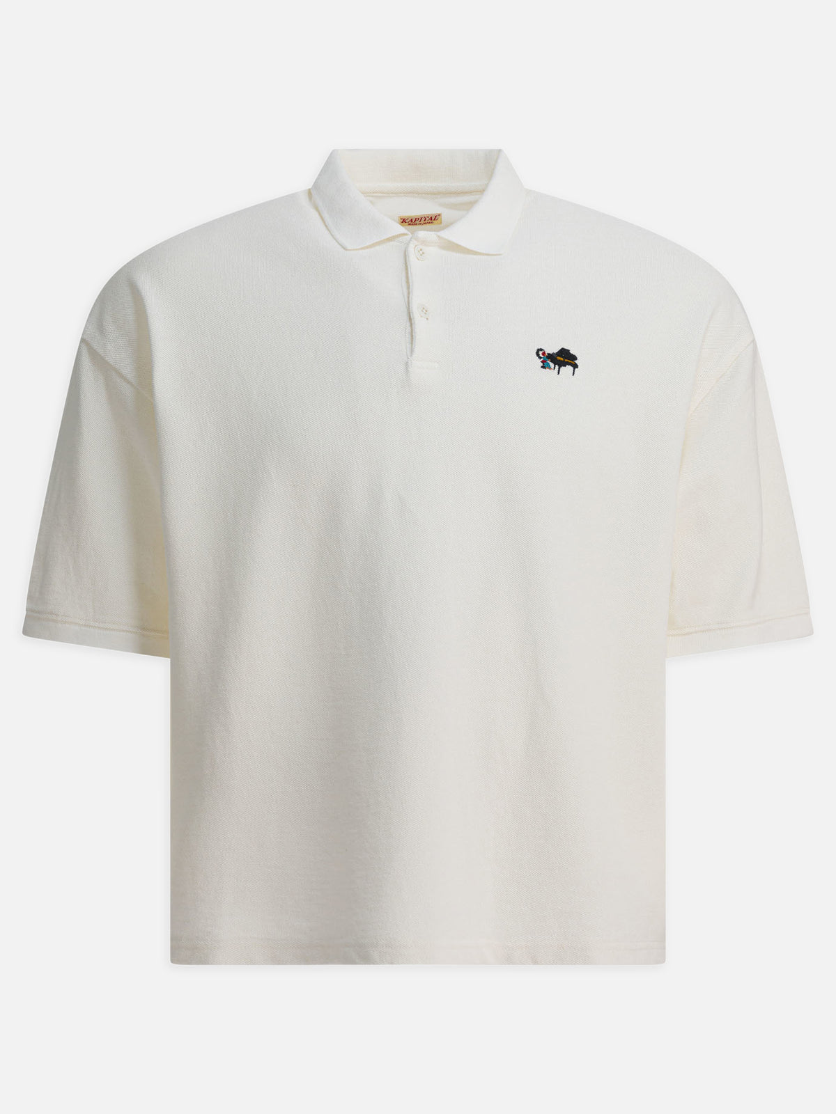 KAPITAL "Box" Polo shirt White