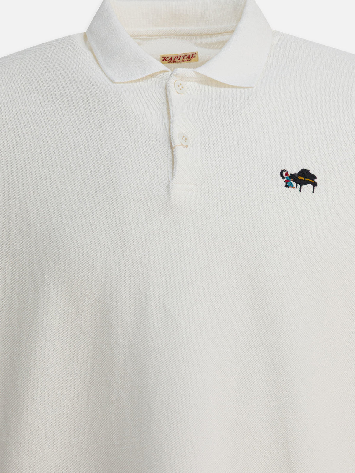 KAPITAL "Box" Polo shirt White - VIETTI