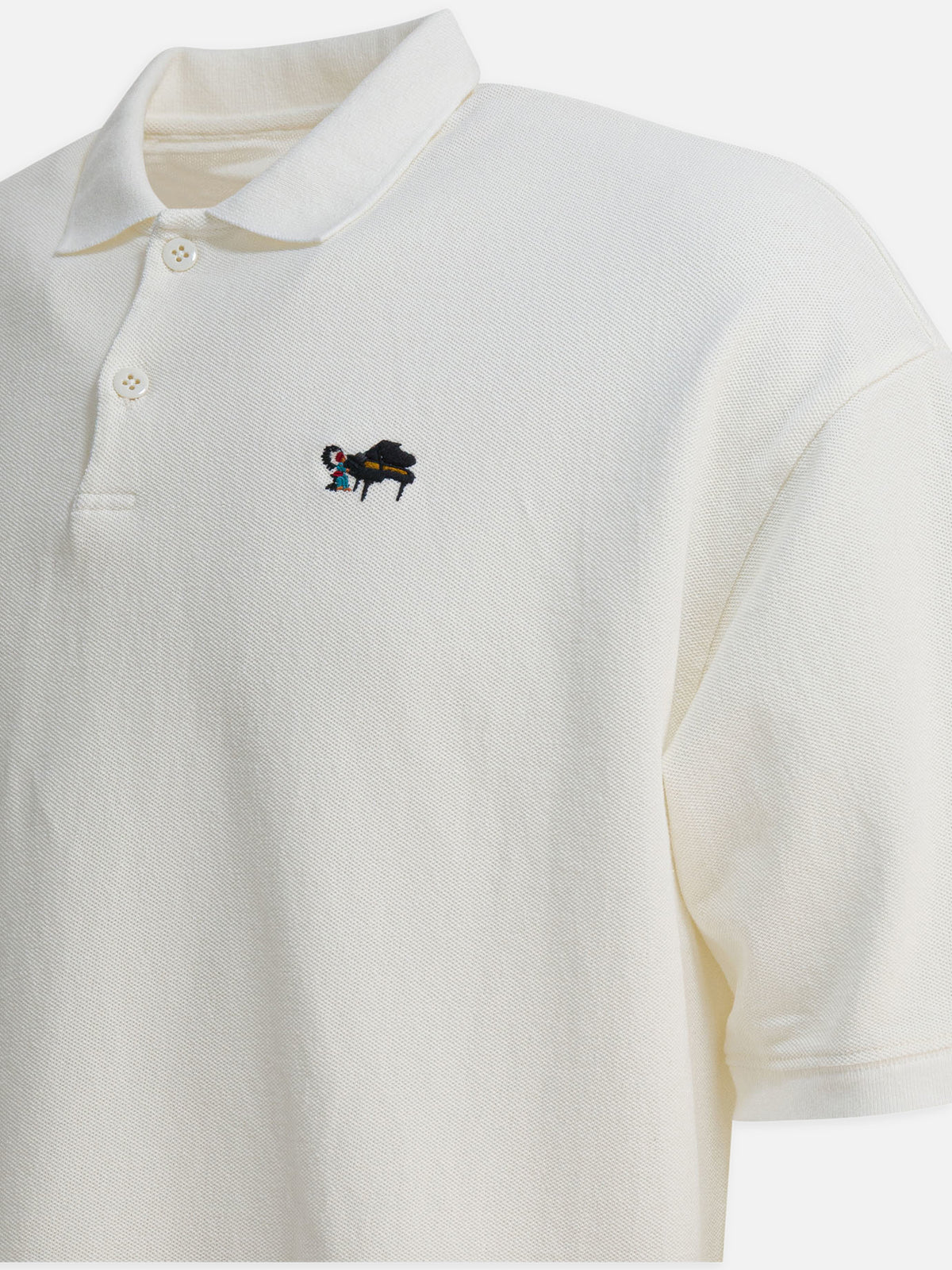KAPITAL "Box" Polo shirt White - VIETTI