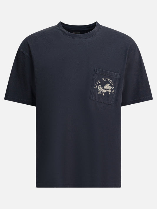 T-shirt girocollo Print  Nero - KAPITAL Uomo | PLP | VIETTI Online Store 
