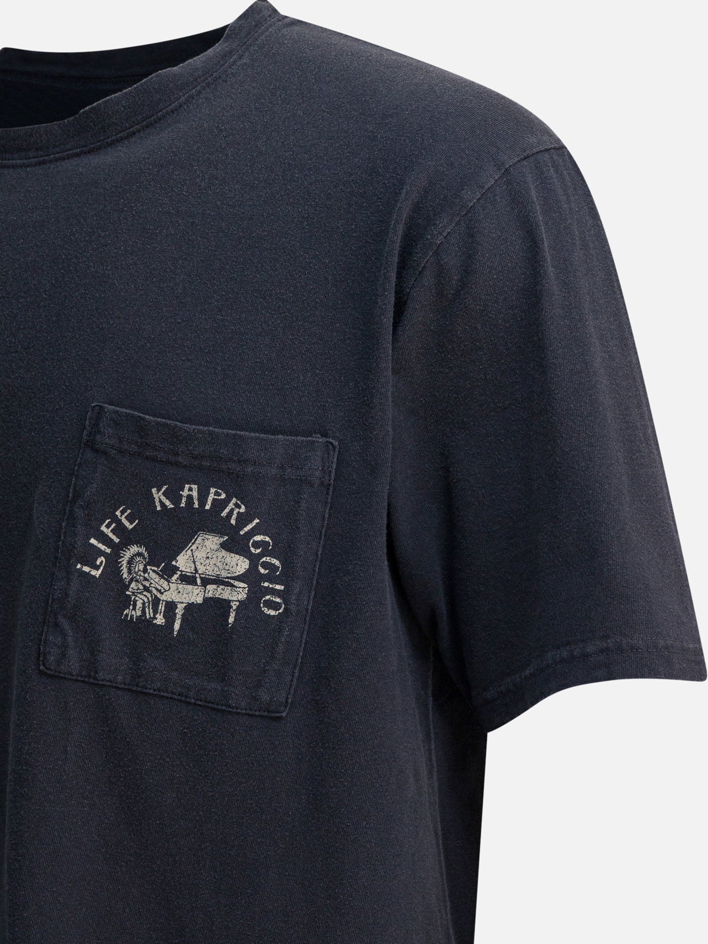 Crewneck t-shirts Print  Black - KAPITAL Men | PDP | VIETTI Online Store | Zoom-Modal_4
