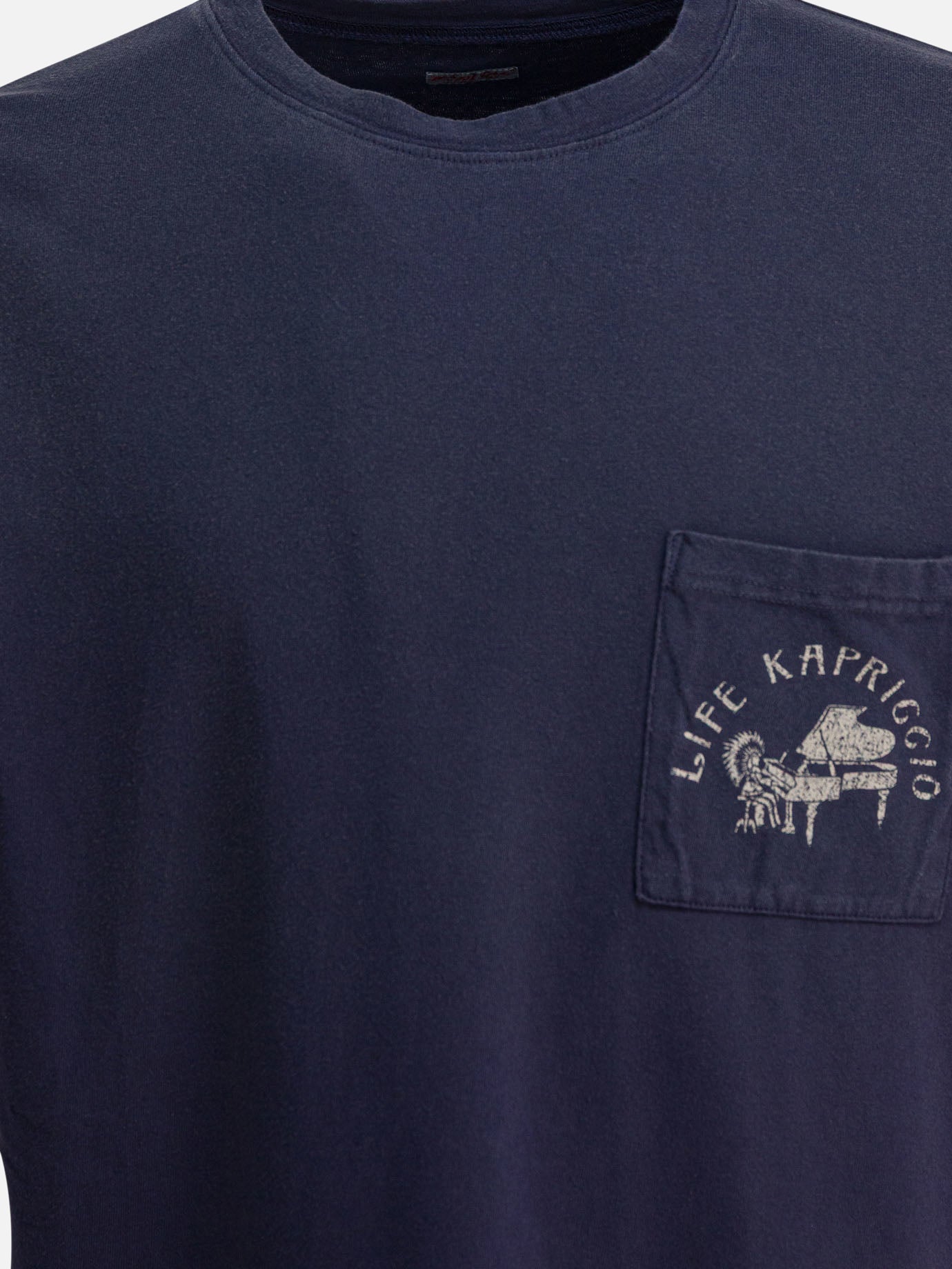 Crewneck t-shirts Print  Blue - KAPITAL Men | PDP | VIETTI Online Store | Zoom-Modal_3
