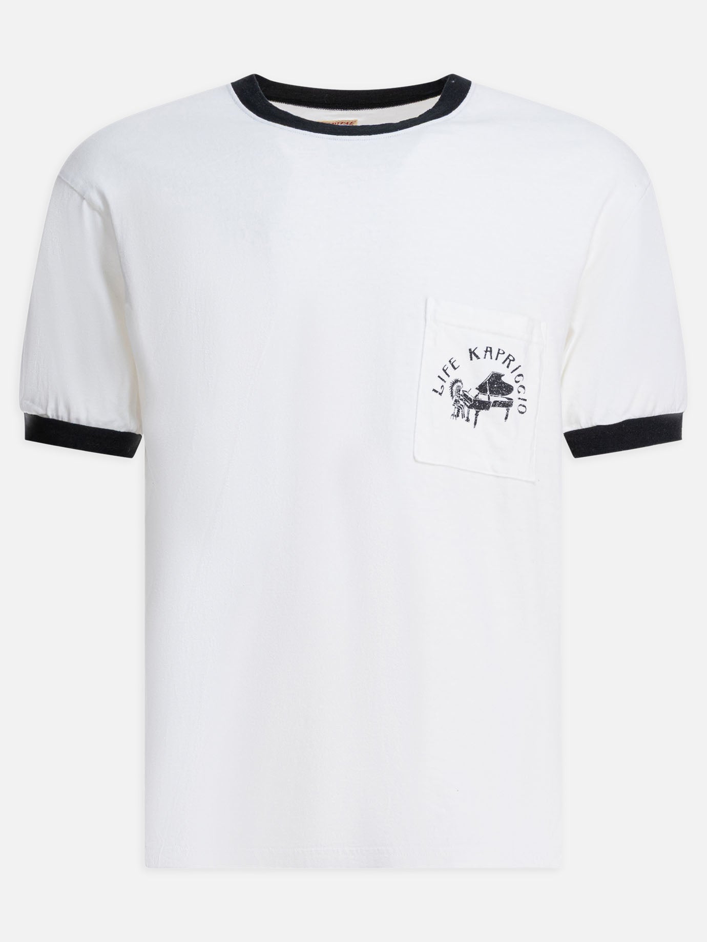 T-shirt girocollo Print  Bianco - KAPITAL Uomo | PDP | VIETTI Online Store | thumbnail