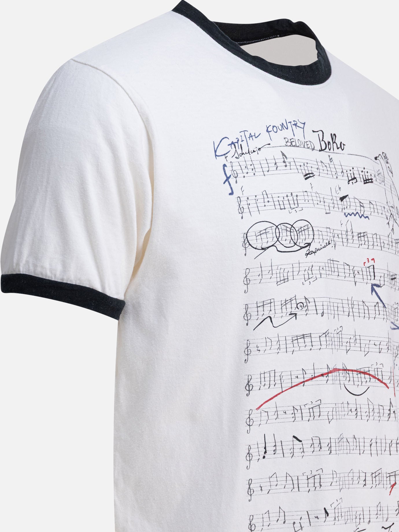 T-shirt girocollo Print  Bianco - KAPITAL Uomo | PDP | VIETTI Online Store | thumbnail_4