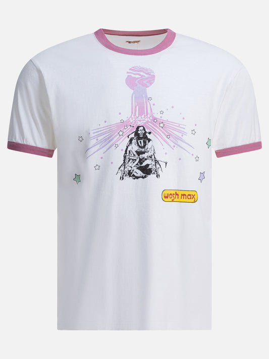 T-shirt girocollo Print  Bianco - KAPITAL Uomo | PLP | VIETTI Online Store 
