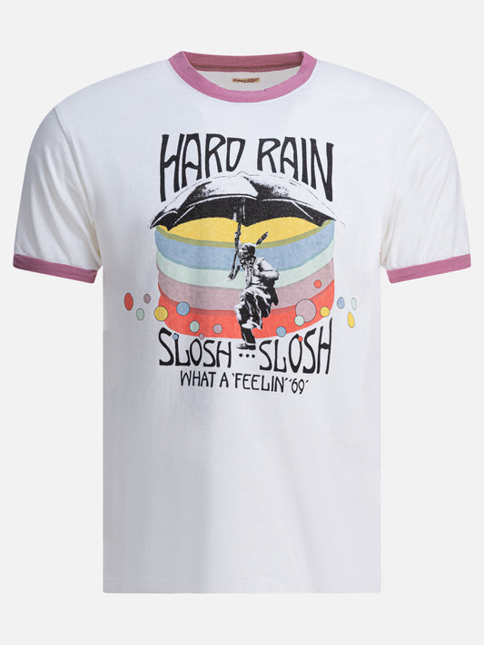 T-shirt girocollo Print  Bianco - KAPITAL Uomo | PLP | VIETTI Online Store 
