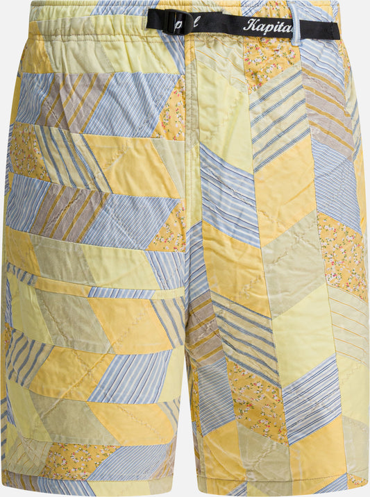 Short con lacci Patchwork  Giallo - KAPITAL Uomo | PLP | VIETTI Online Store 
