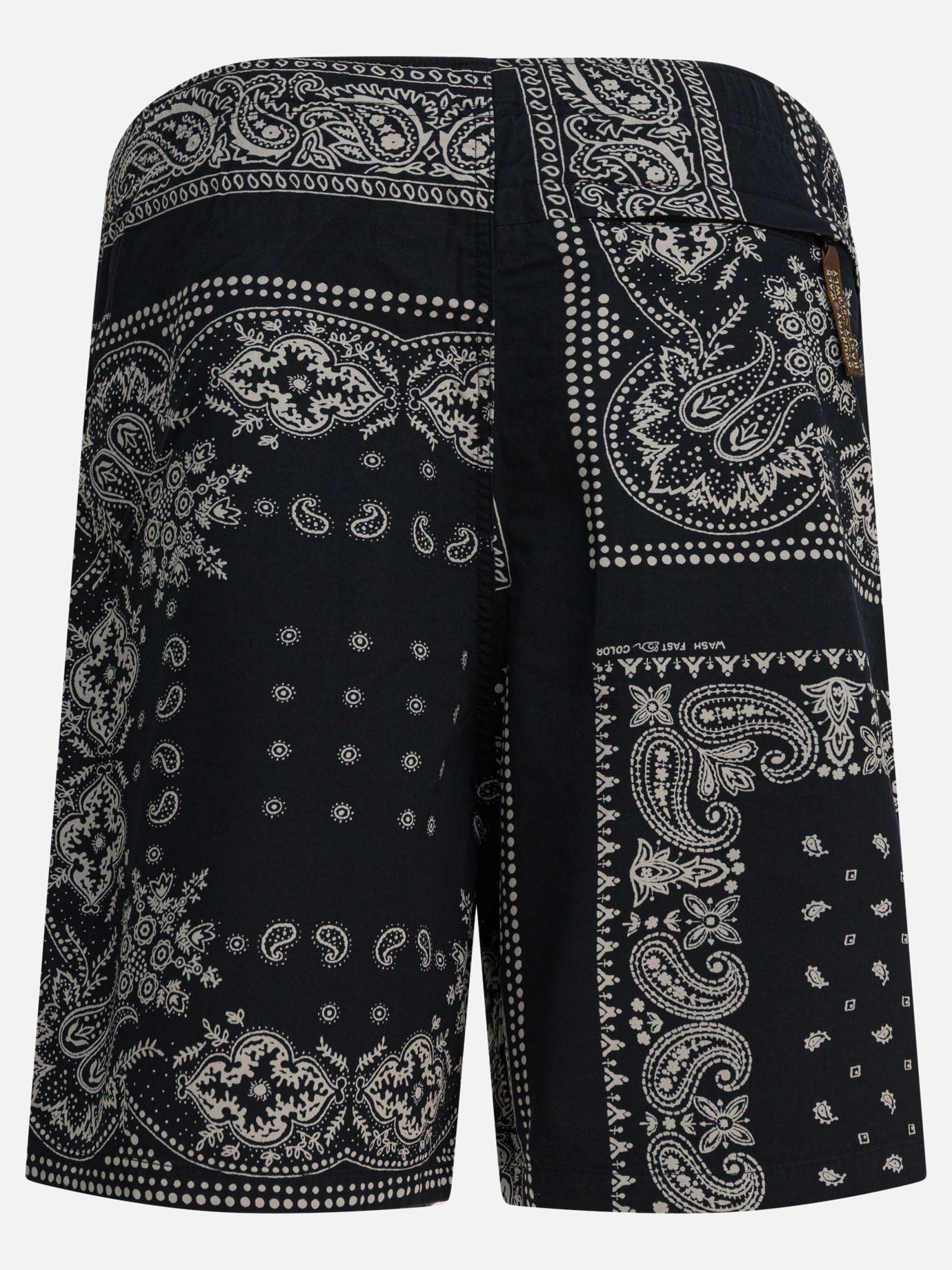 Drawstring shorts Paisley  Black - KAPITAL Men | PDP | VIETTI Online Store | thumbnail_2
