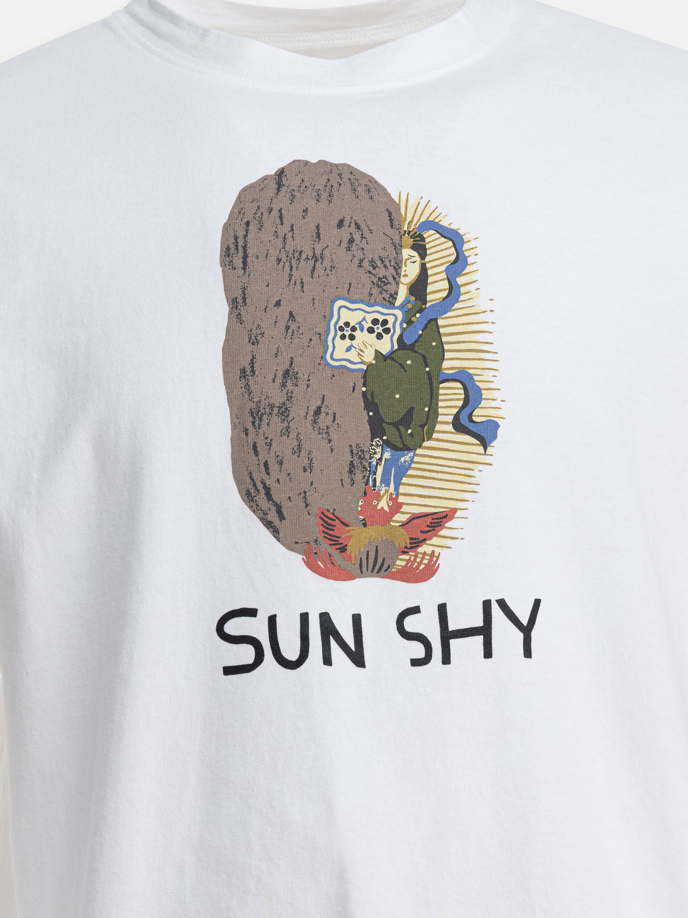 T-shirt girocollo Print  Bianco - KAPITAL Uomo | PDP | VIETTI Online Store | Zoom-Modal_3
