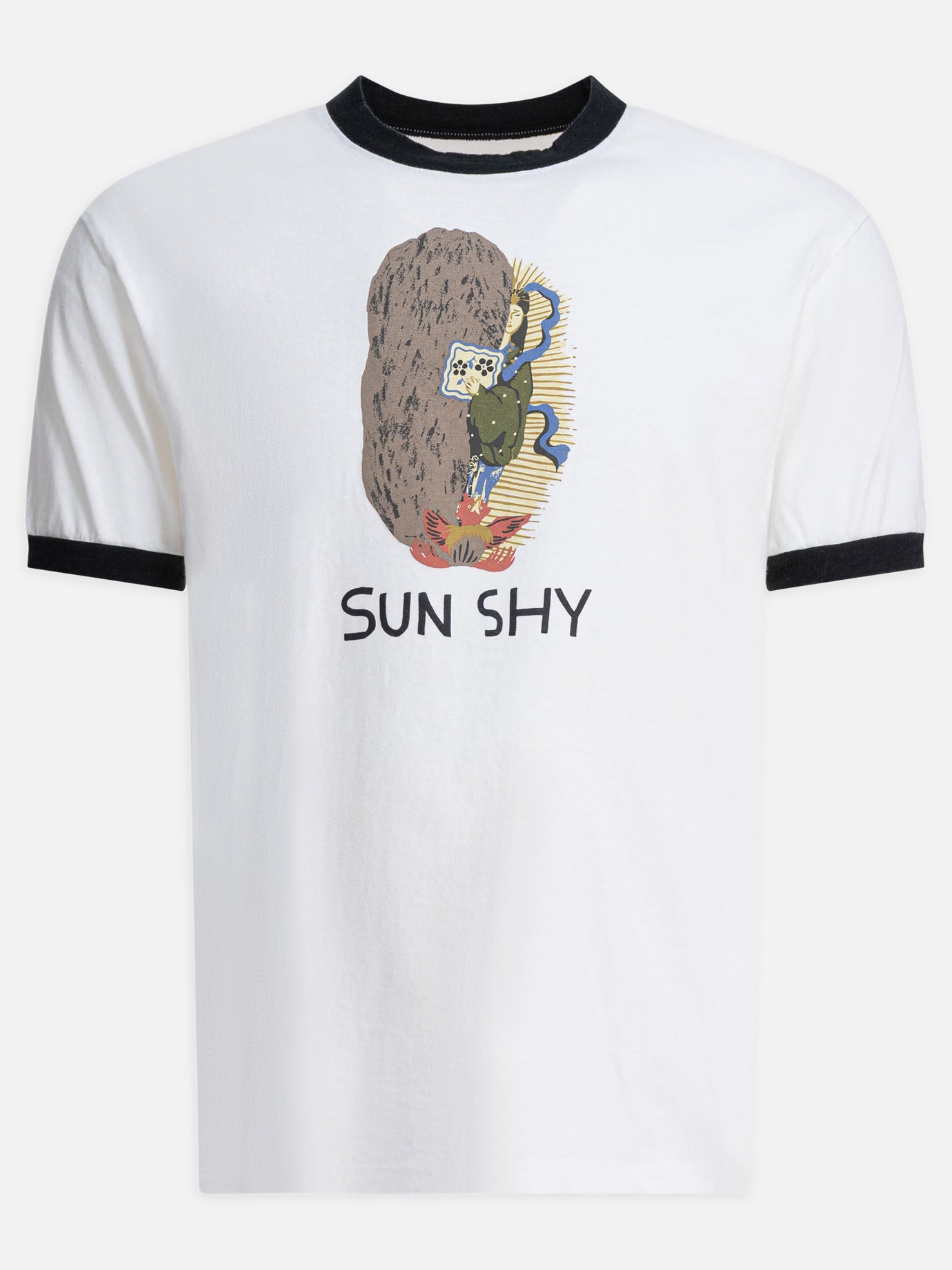 T-shirt girocollo Print  Bianco - KAPITAL Uomo | PDP | VIETTI Online Store | thumbnail