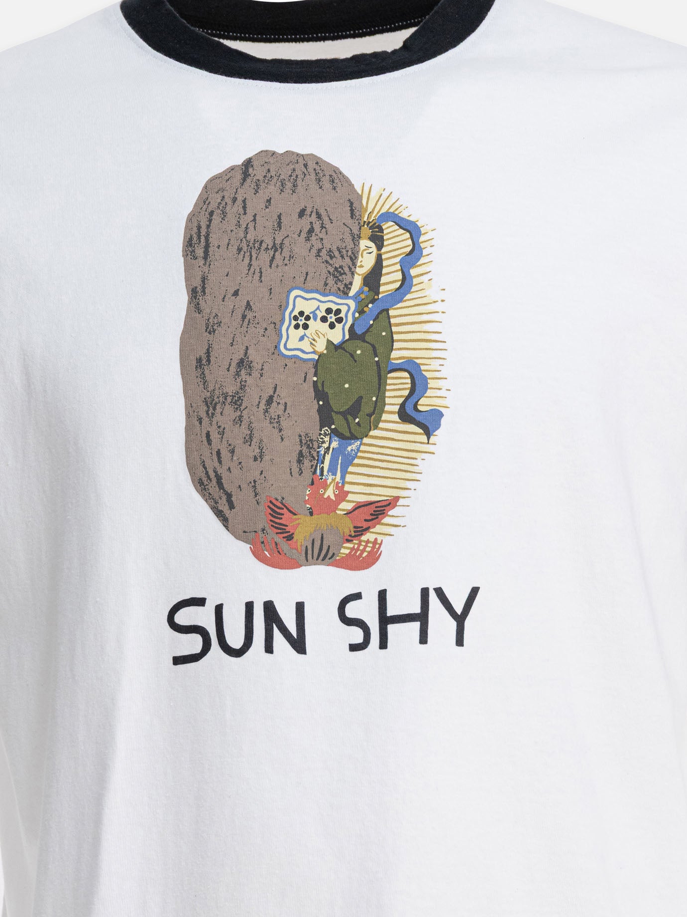 T-shirt girocollo Print  Bianco - KAPITAL Uomo | PDP | VIETTI Online Store | thumbnail_3