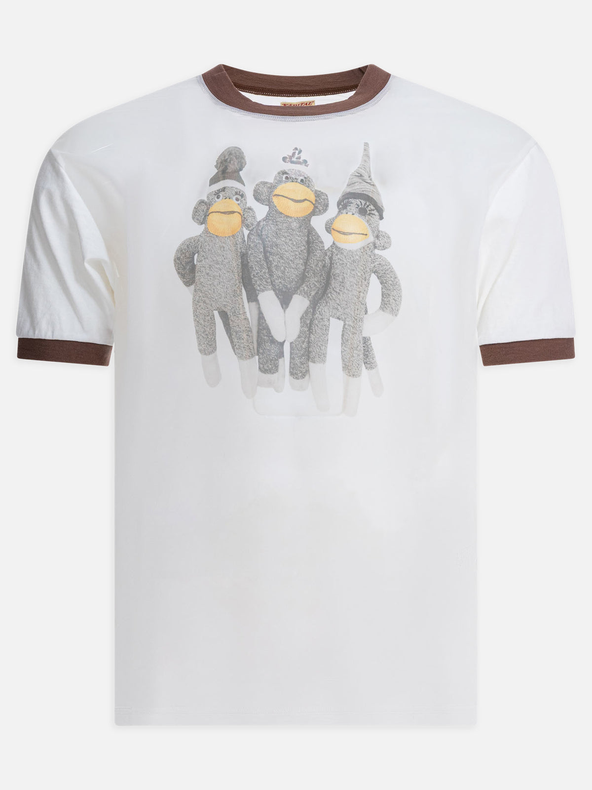 KAPITAL "Monkey Amigo" t-shirt White