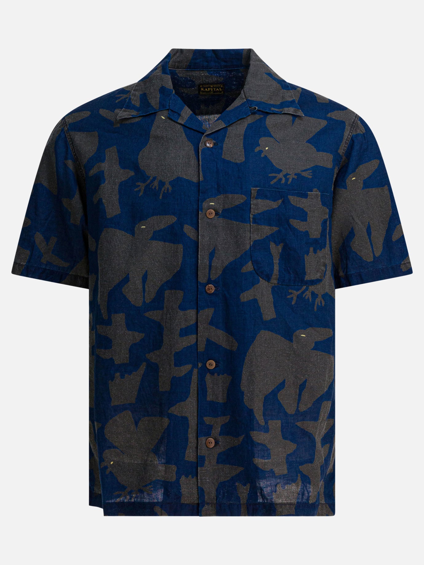 Camicie casual Print  Blu - KAPITAL Uomo | PDP | VIETTI Online Store | Zoom-Modal
