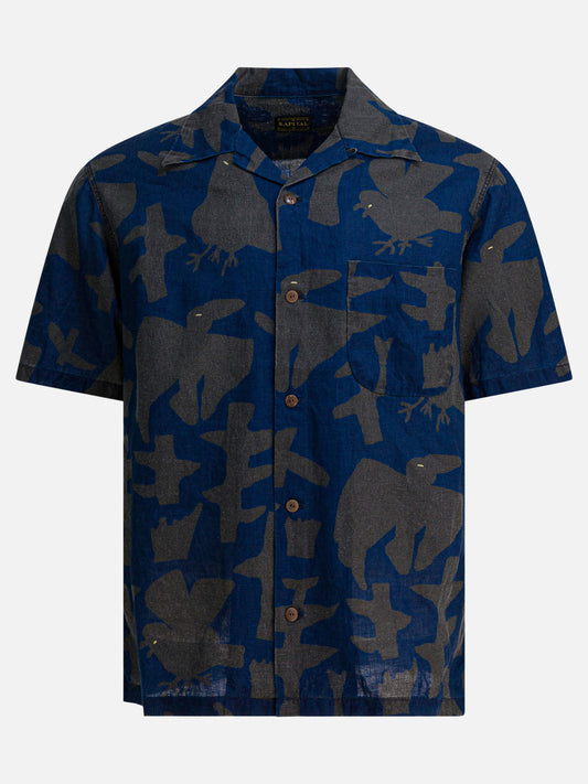 Camicie casual Print  Blu - KAPITAL Uomo | PLP | VIETTI Online Store 
