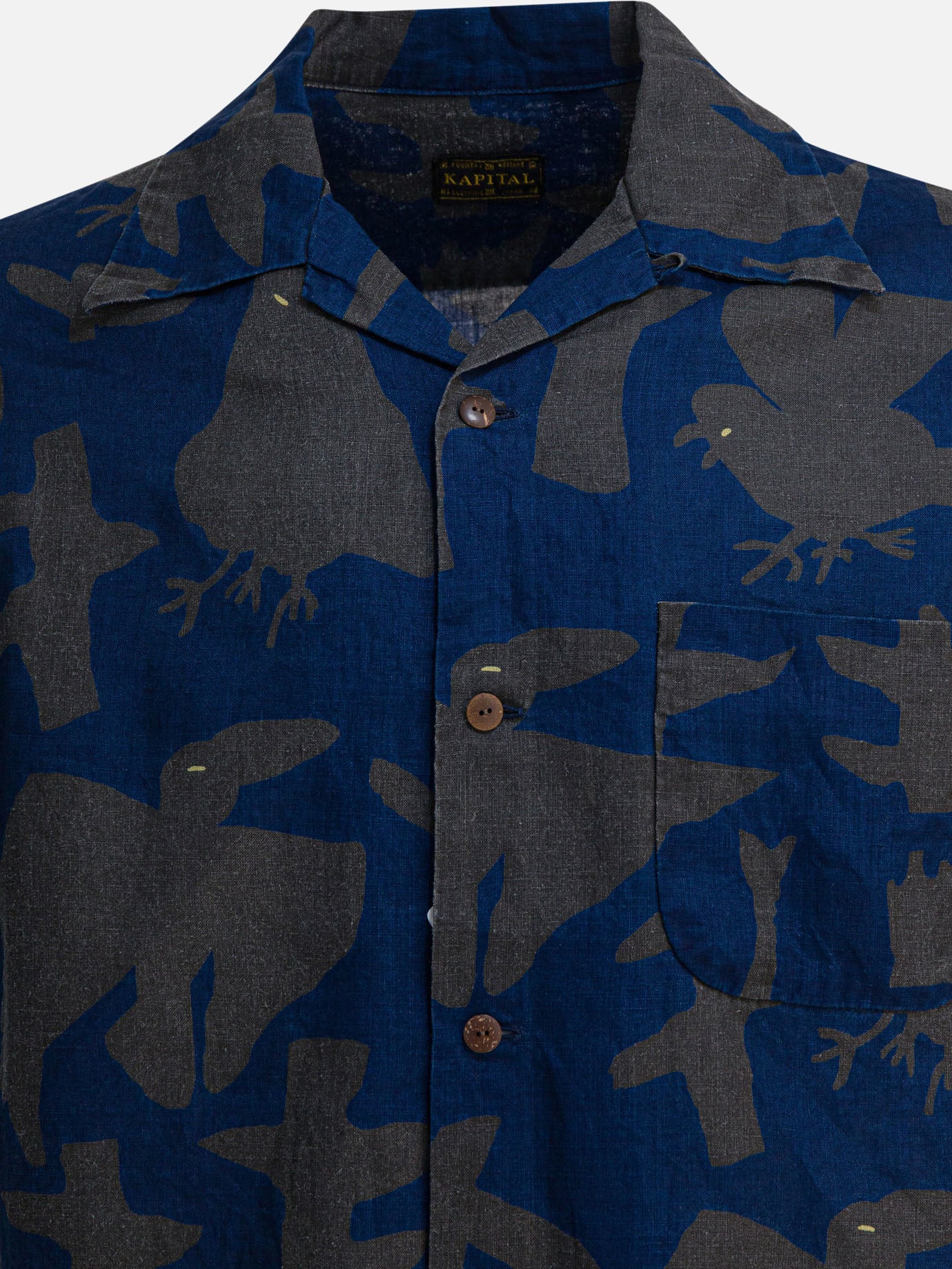 Camicie casual Print  Blu - KAPITAL Uomo | PDP | VIETTI Online Store | Zoom-Modal_3
