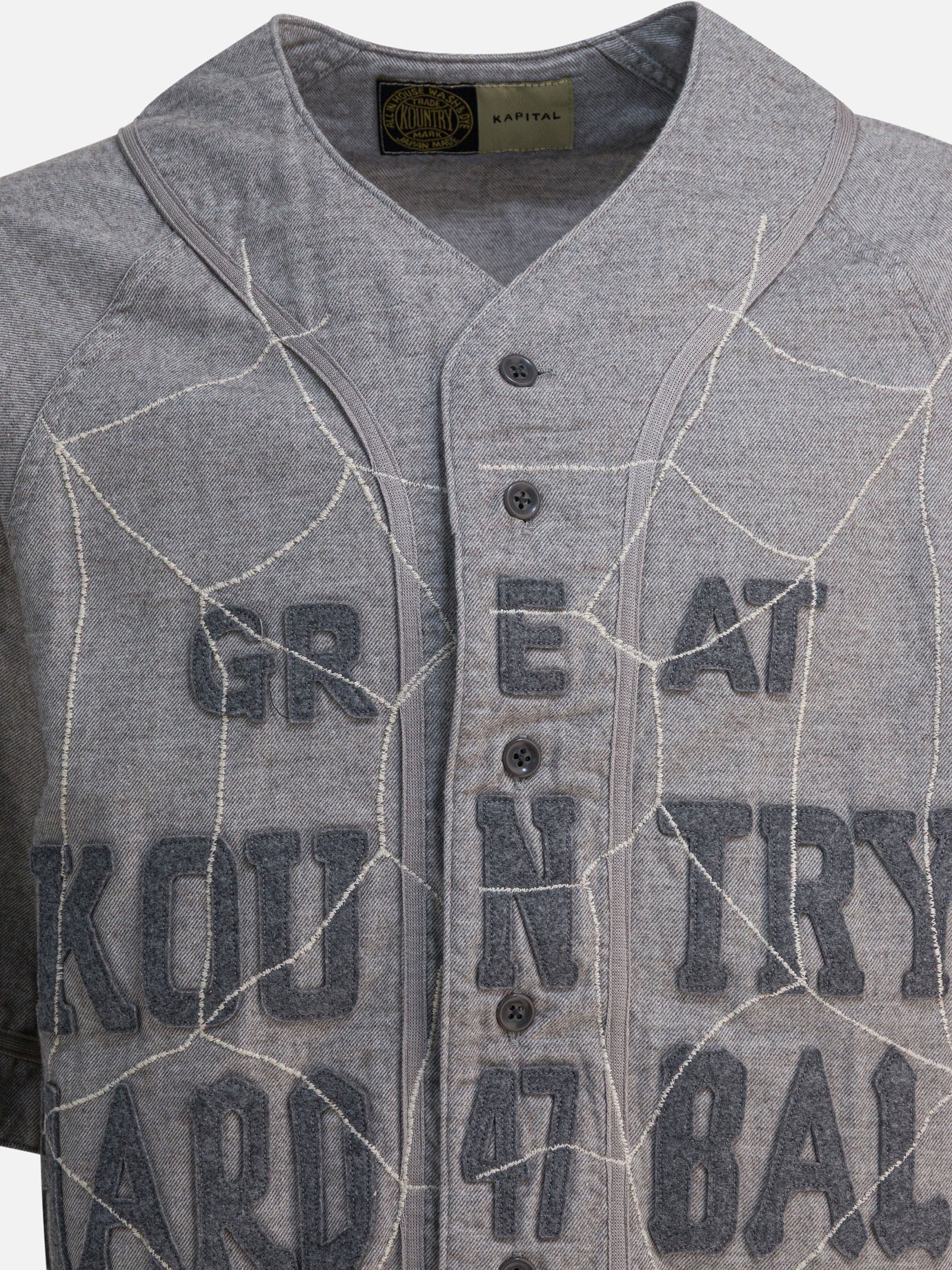 Casual shirts Print  Grey - KAPITAL Men | PDP | VIETTI Online Store | Zoom-Modal_3
