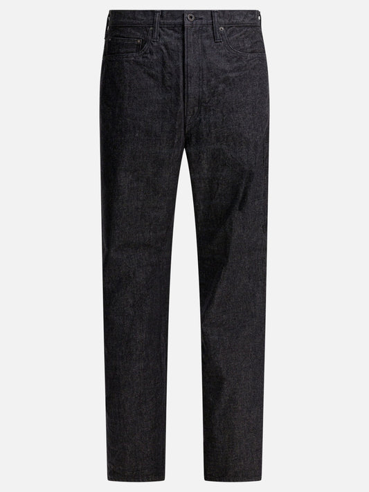 Jeans a gamba dritta Solid colour  Nero - KAPITAL Uomo | PLP | VIETTI Online Store 
