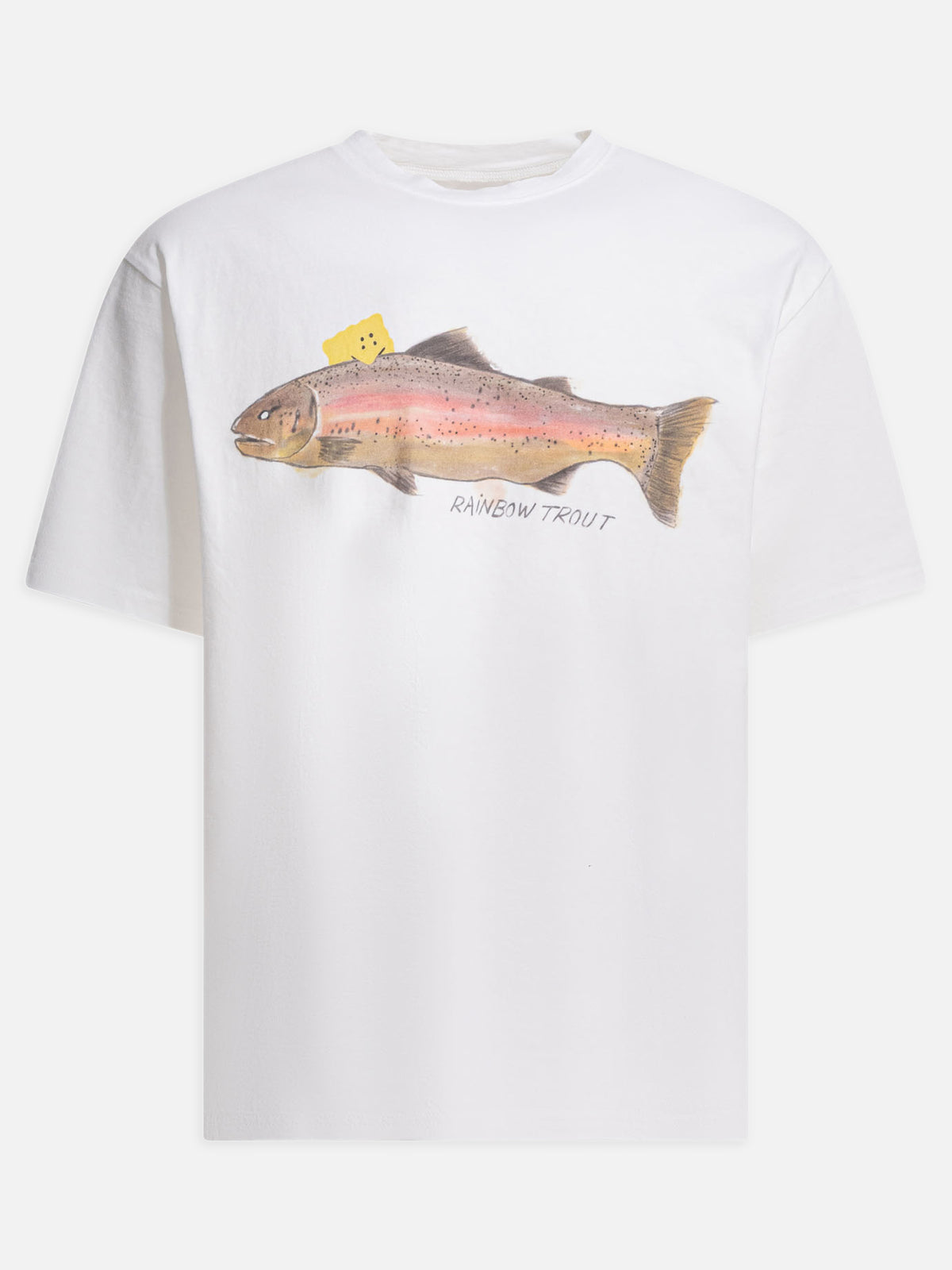KAPITAL "Peckish Rainbow" T-shirt White