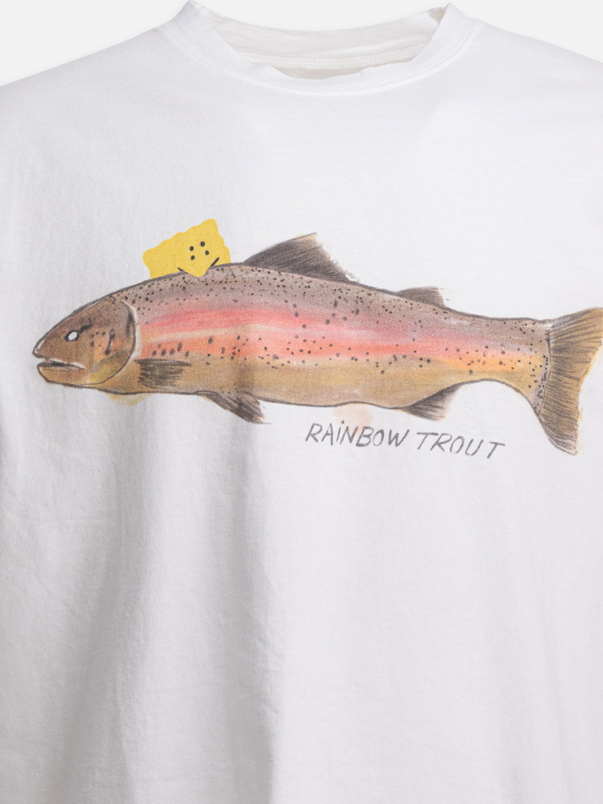 KAPITAL "Peckish Rainbow" T-shirt White - VIETTI