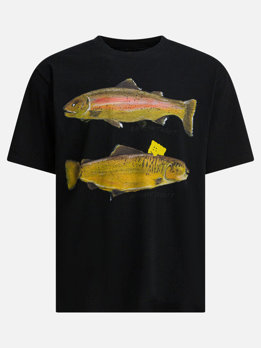 T-shirt girocollo Graphics  Nero - KAPITAL Uomo | VIETTI Online Store 
