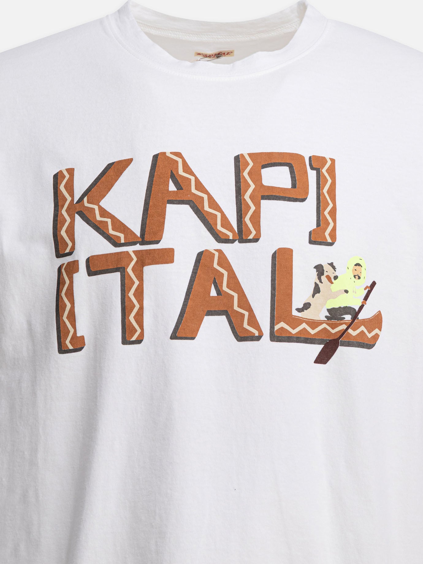 T-shirt girocollo Graphics  Arancione - KAPITAL Uomo | PDP | VIETTI Online Store | Zoom-Modal_3
