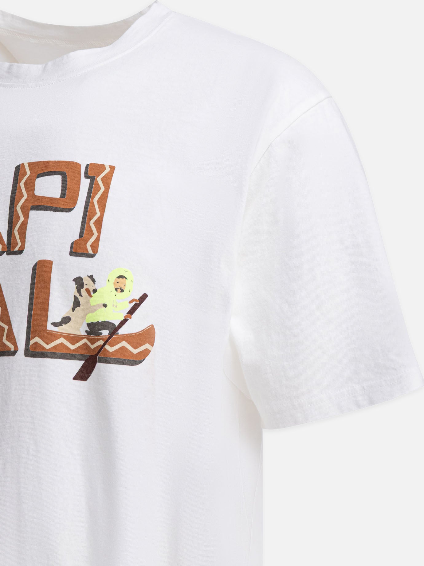 T-shirt girocollo Graphics  Arancione - KAPITAL Uomo | PDP | VIETTI Online Store | Zoom-Modal_4
