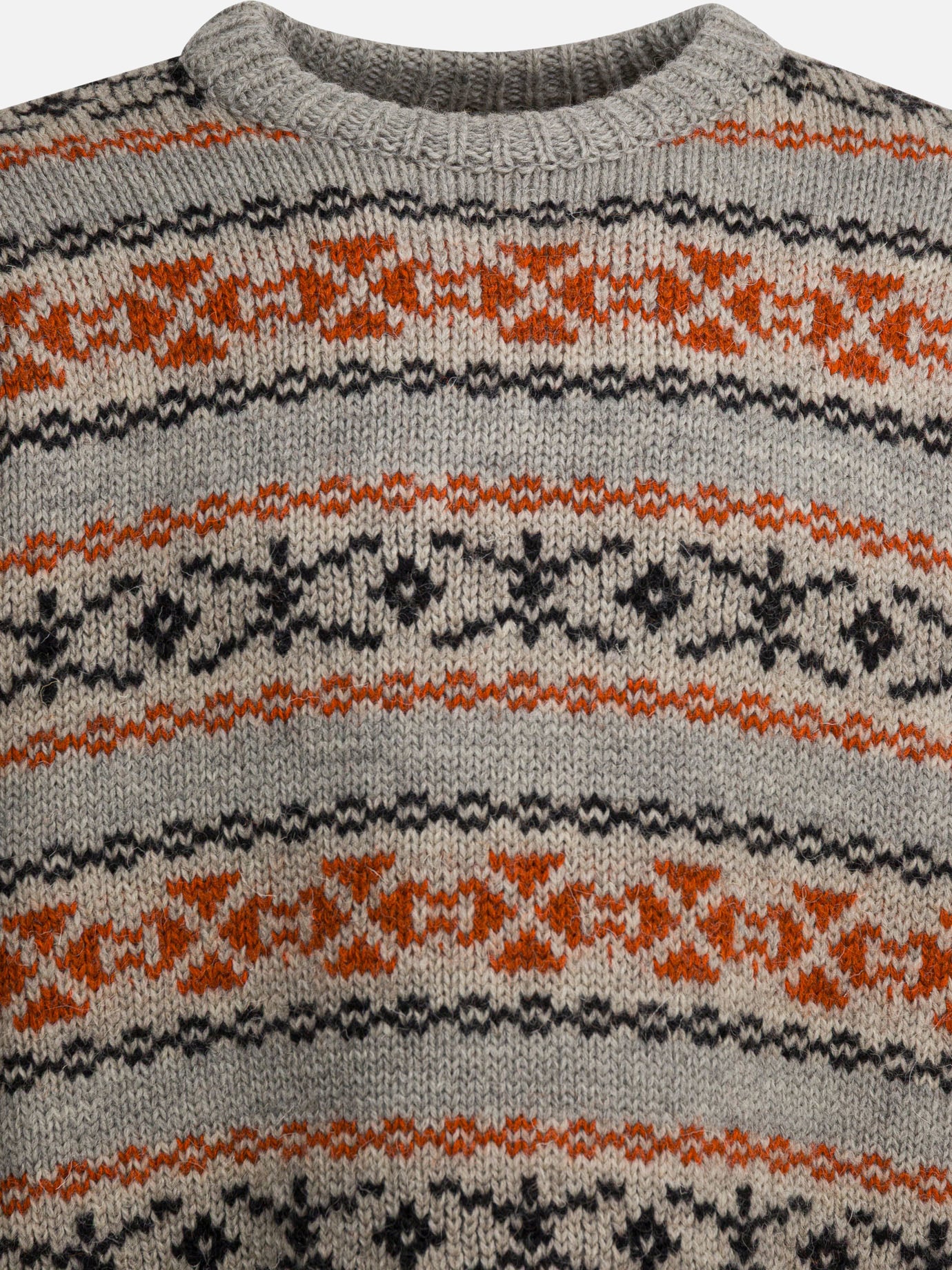 Maglioni girocollo Textured knit  Grigio - KAPITAL Uomo | PDP | VIETTI Online Store | thumbnail_3