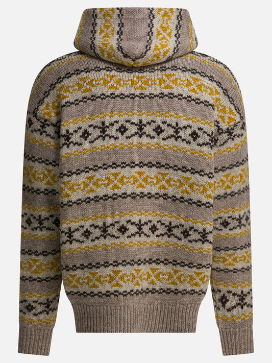 Maglioni con cappuccio Textured knit  Giallo - KAPITAL Uomo | PLP | VIETTI Online Store | 2
