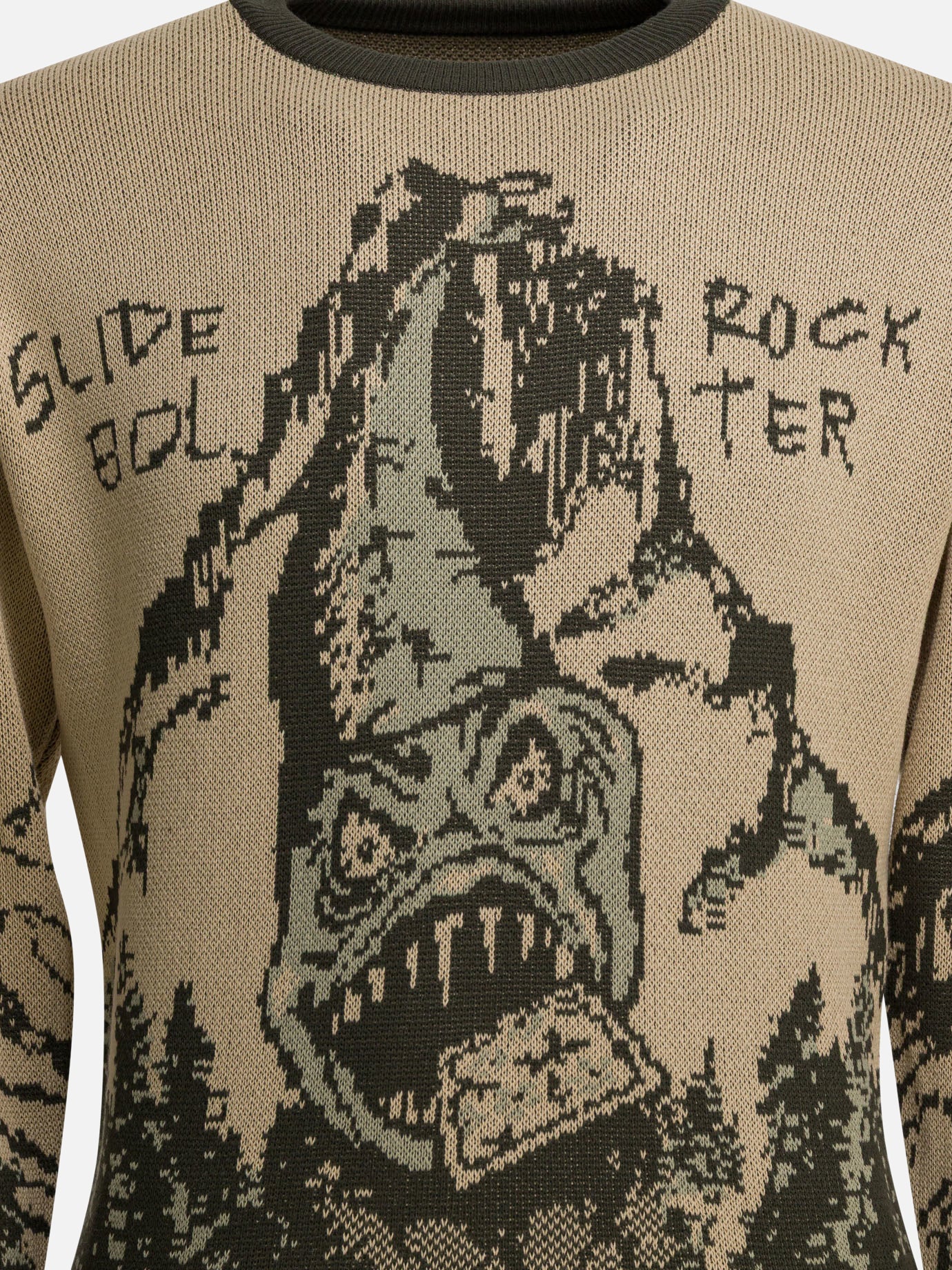 Maglioni girocollo Graphics  Beige - KAPITAL Uomo | PDP | VIETTI Online Store | Zoom-Modal_3
