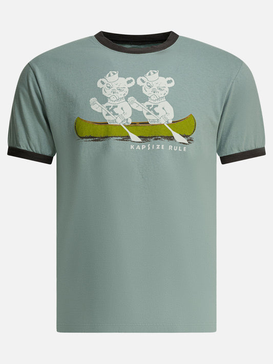 T-shirt girocollo Graphics  Blu - KAPITAL Uomo | VIETTI Online Store 
