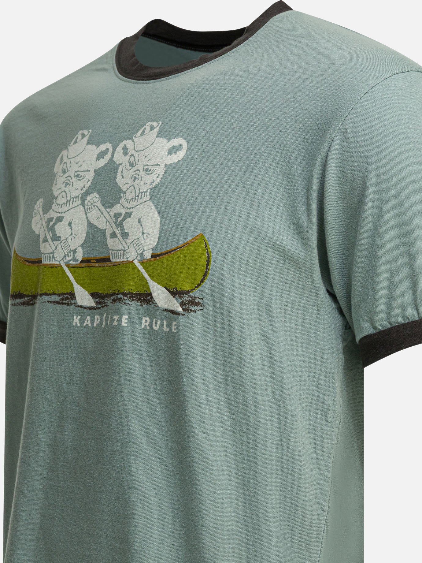 Crewneck t-shirts Graphics  Blue - KAPITAL Men | PDP | VIETTI Online Store | thumbnail_4