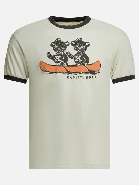 T-shirt girocollo Graphics  Grigio - KAPITAL Uomo | VIETTI Online Store 
