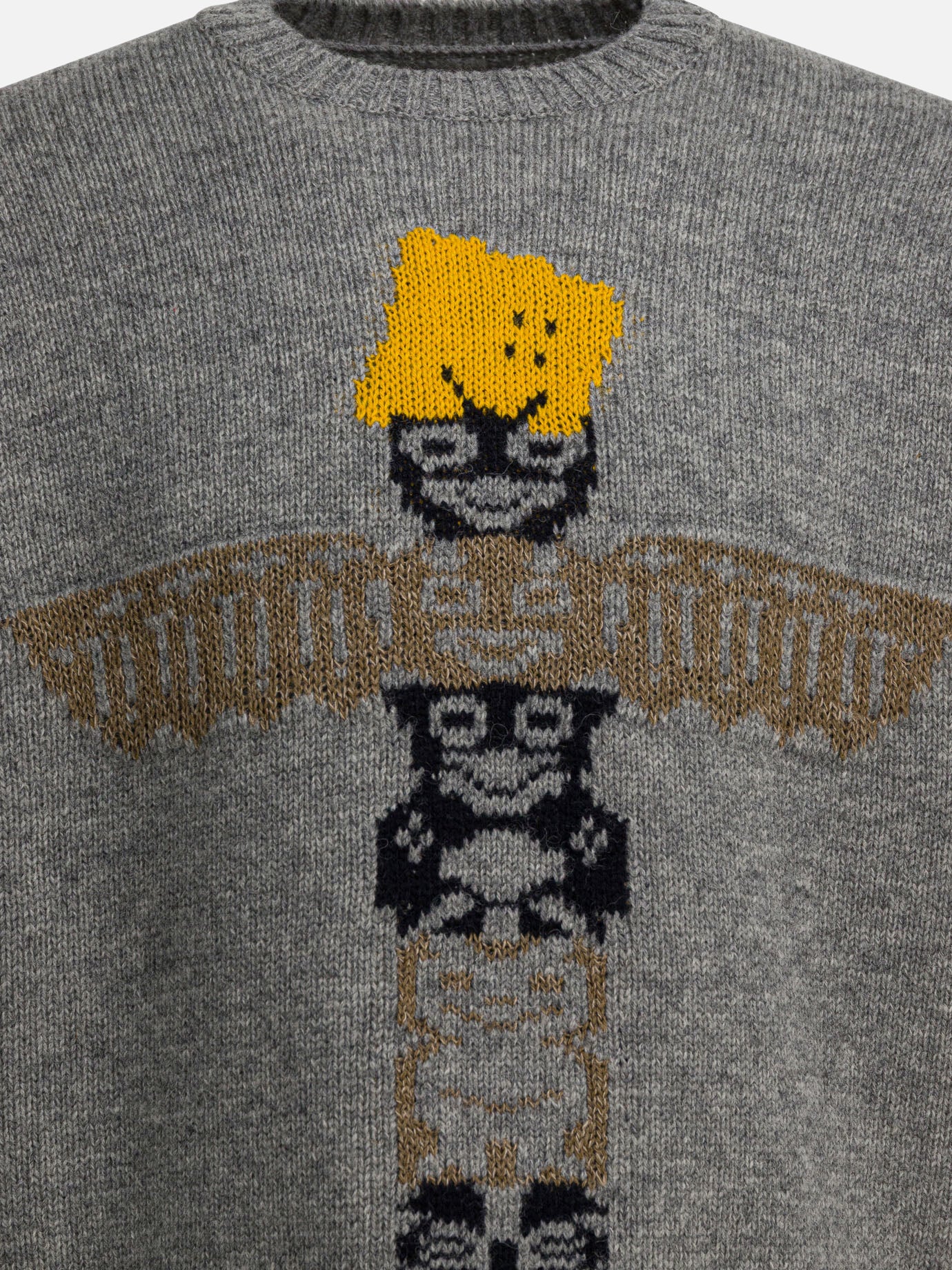 Maglioni girocollo Graphics  Grigio - KAPITAL Uomo | PDP | VIETTI Online Store | thumbnail_3