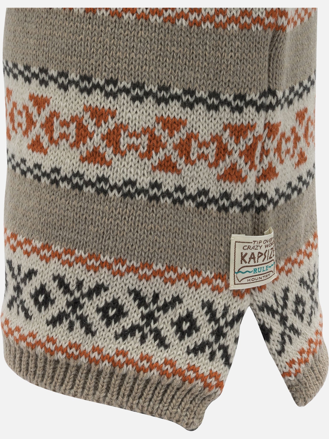 Passamontagna 100% wool  Beige - KAPITAL Uomo | PDP | VIETTI Online Store | Zoom-Modal_4
